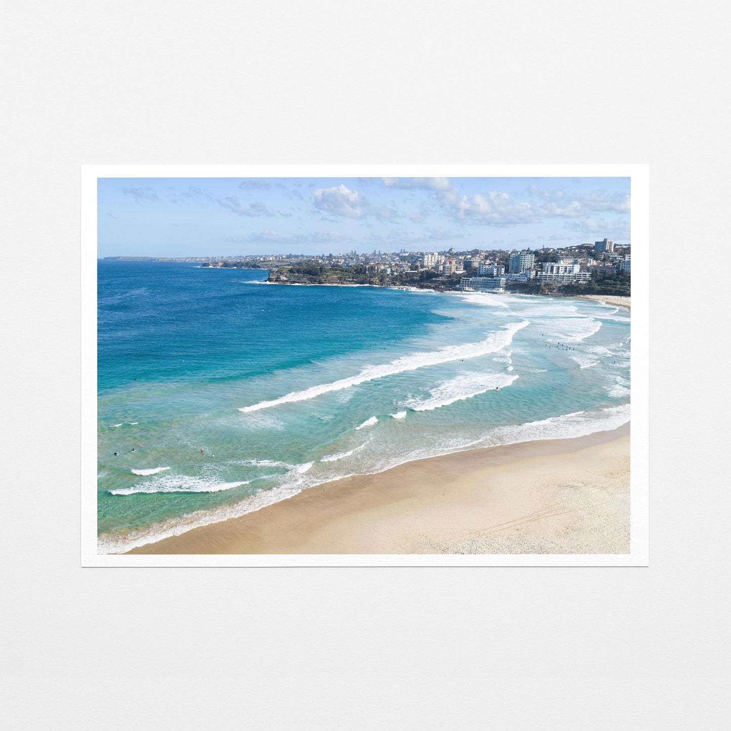 Bondi Beach Surf Lines Fine Art Paper Print