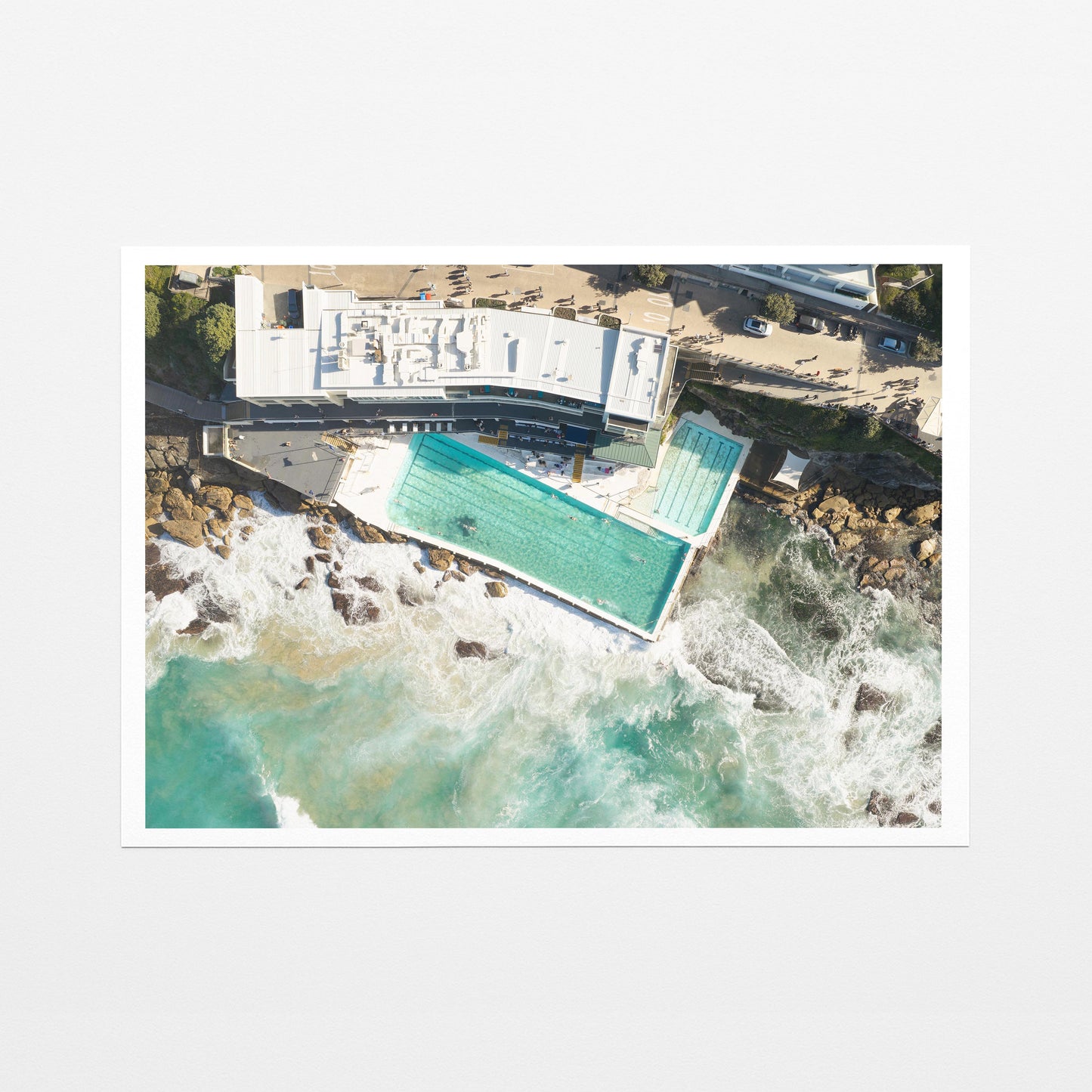 Bondi Icebergs Pool Fine Art Paper Print