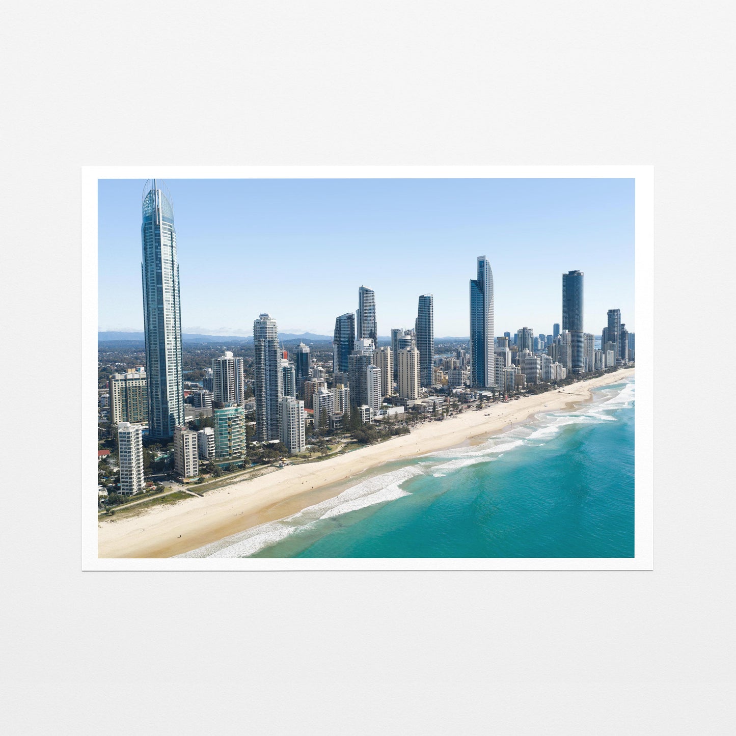 Surfers Paradise skyline Fine Art Paper Print