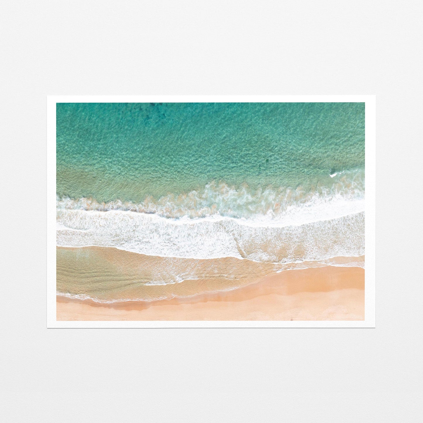 Palm Beach ocean waves fine art paper print