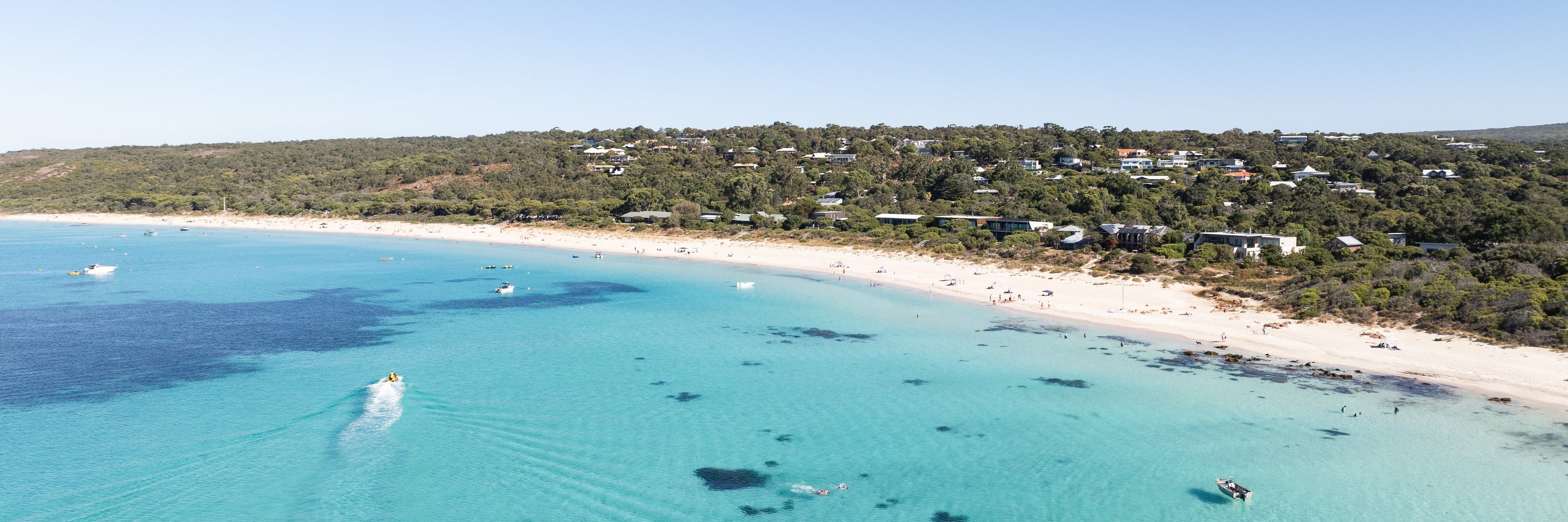 Bunker Bay aerial canvas wall art Cape Naturaliste WA