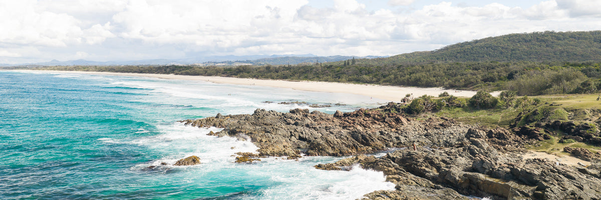 Hastings Point aerial canvas wall art NSW