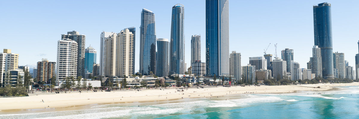 Surfers Paradise aerial canvas wall art Gold Coast