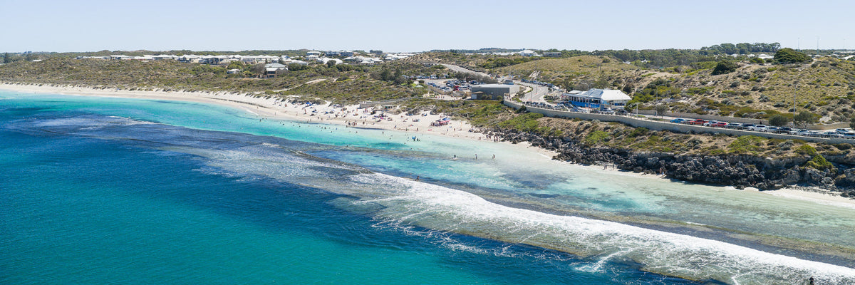 Yanchep Lagoon aerial canvas wall art Perth WA