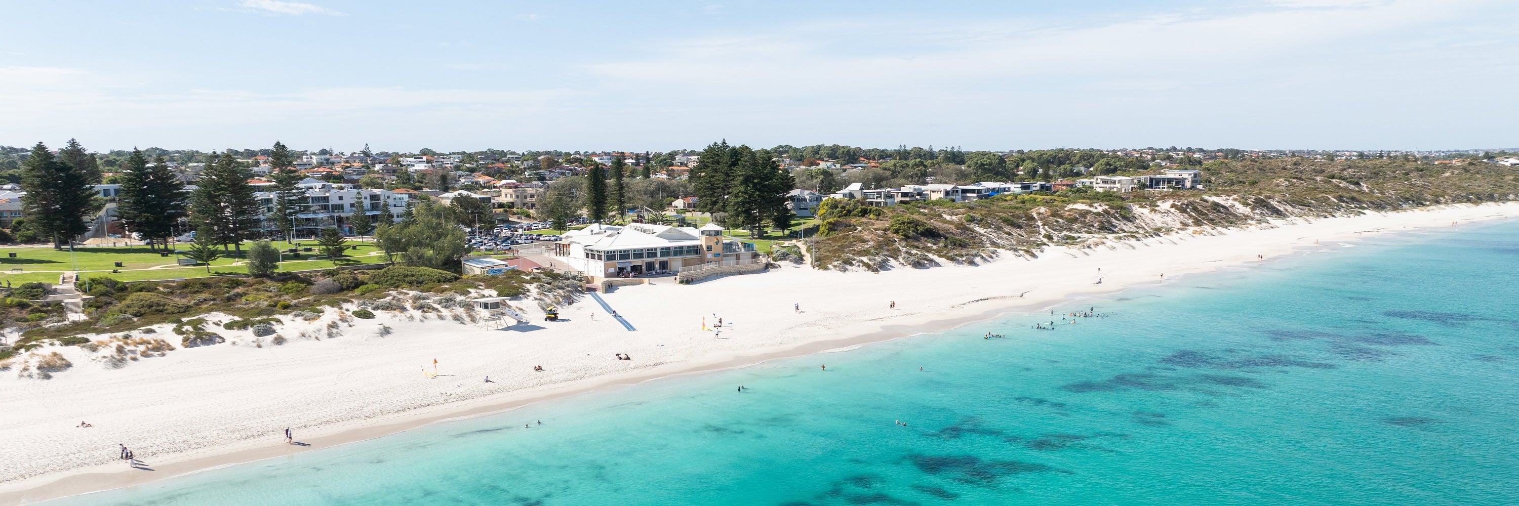 Mullaloo Beach aerial canvas wall art Perth WA