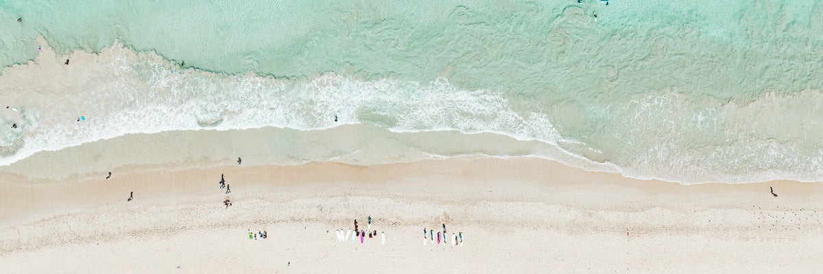 Scarborough Beach Surfer Canvas Artwork