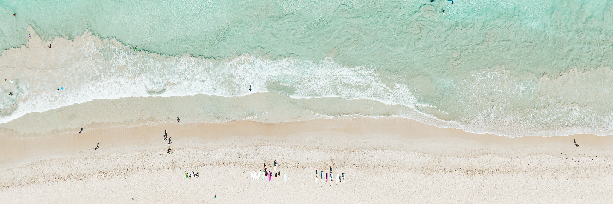 Scarborough Beach Surfer Canvas Artwork