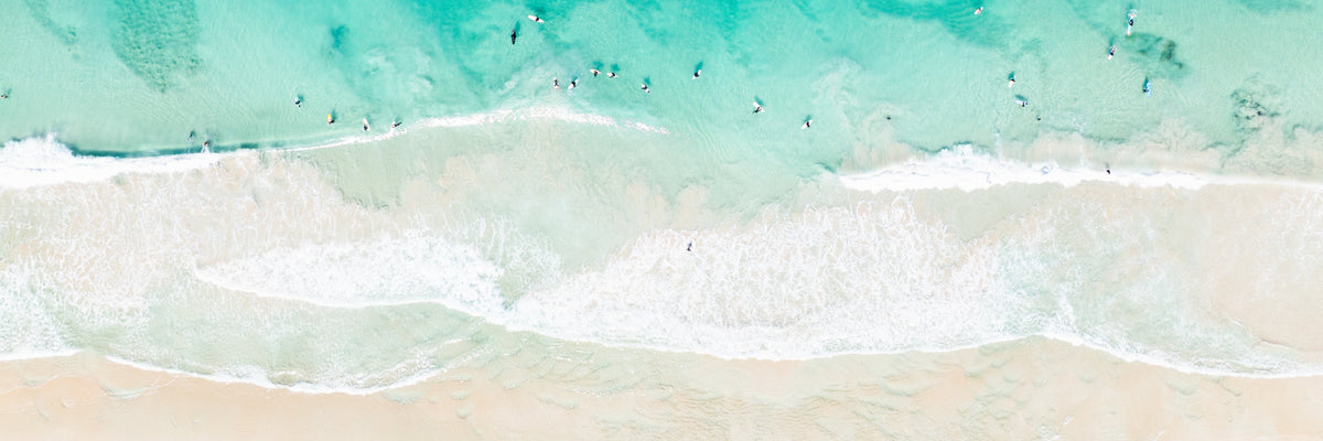Scarborough Beach aerial canvas wall art Perth WA