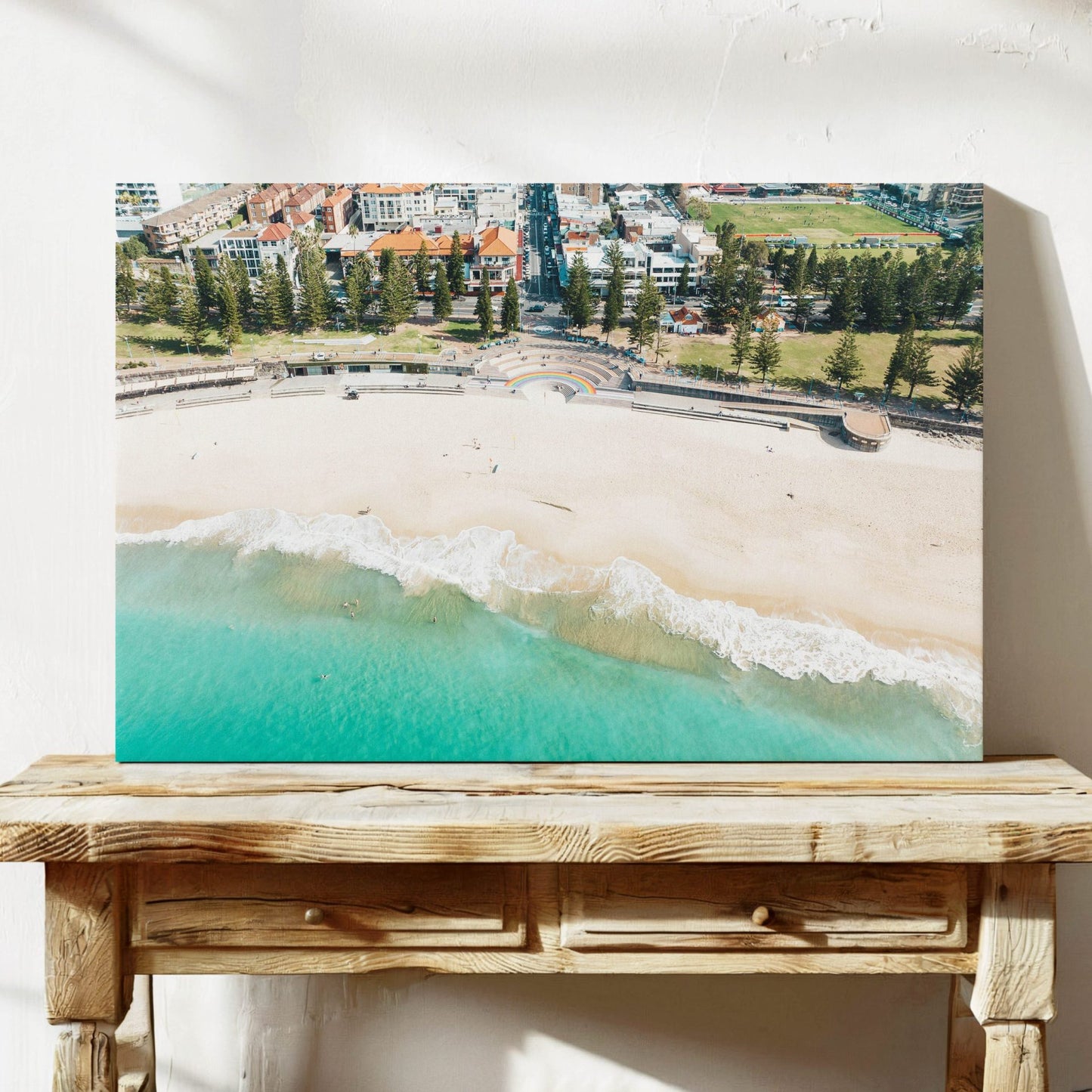 Aerial photograph of Coogee Beach Sydney