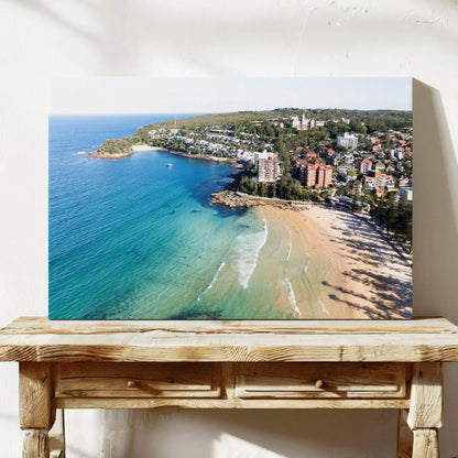 Aerial photograph of Manly Beach Sydney