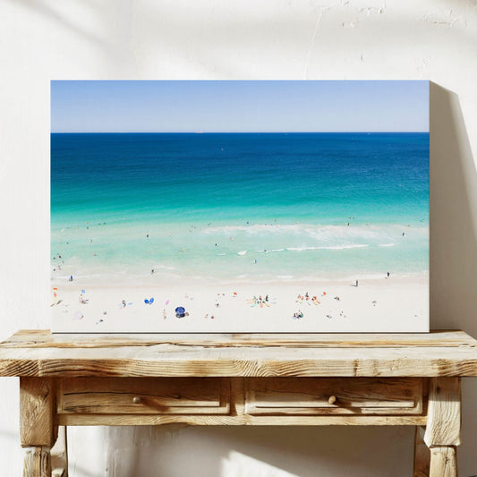 Beach Scene Coastal Canvas Wall Art