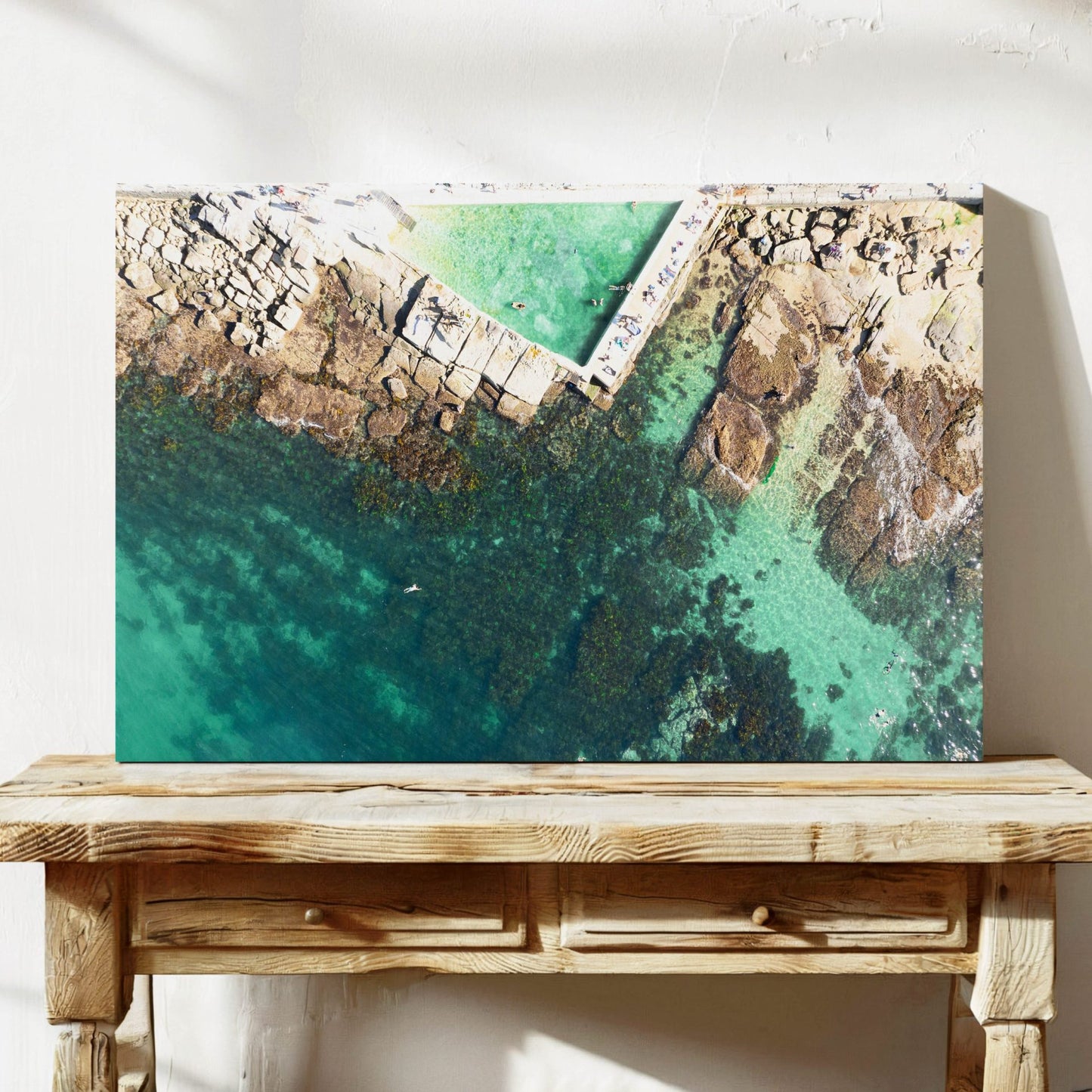 Aerial photograph of Fairy Bower Sea Pool Sydney