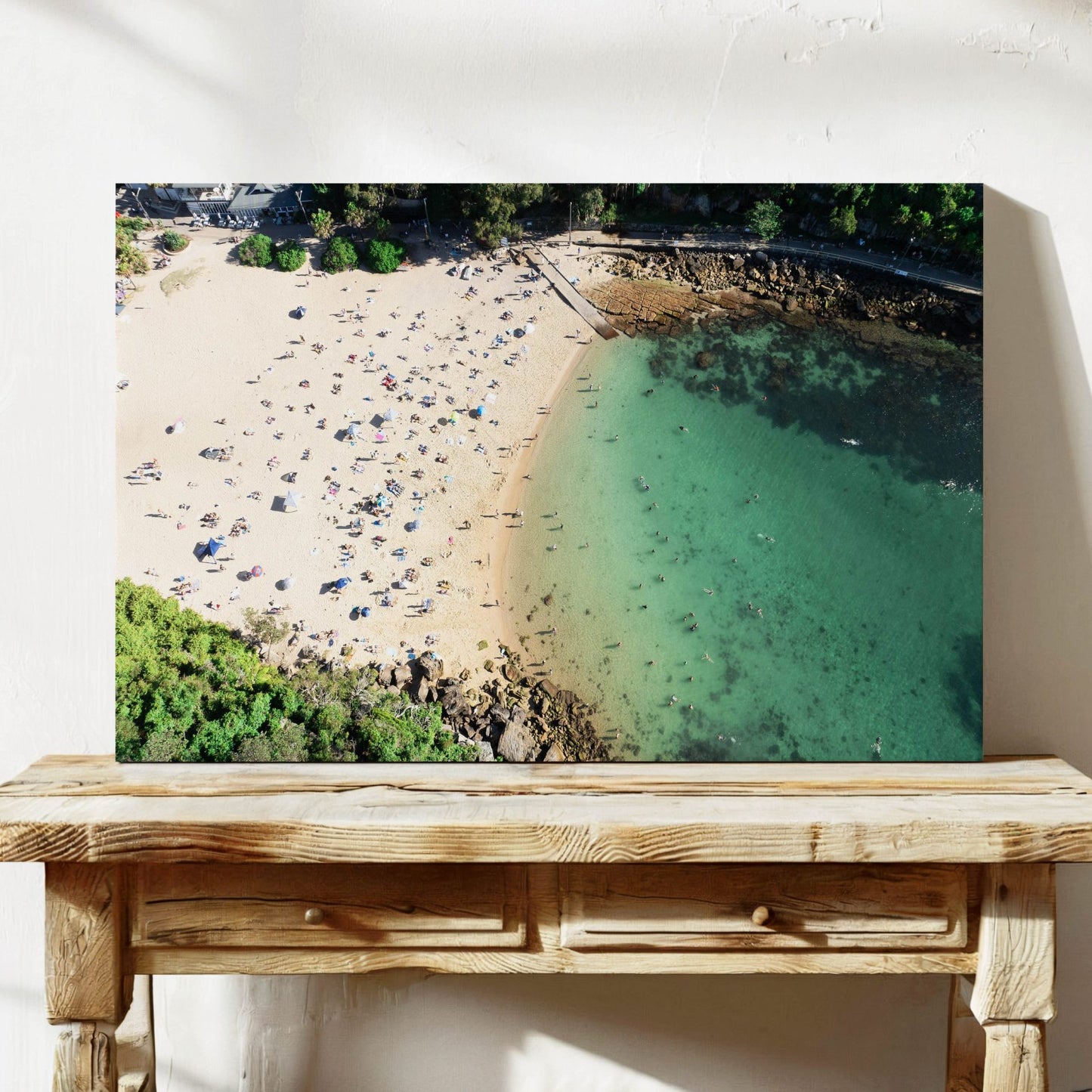 Aerial photograph of Shelly Beach Sydney