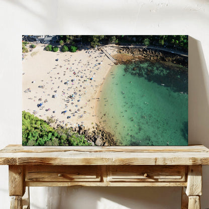 Aerial photograph of Shelly Beach Sydney