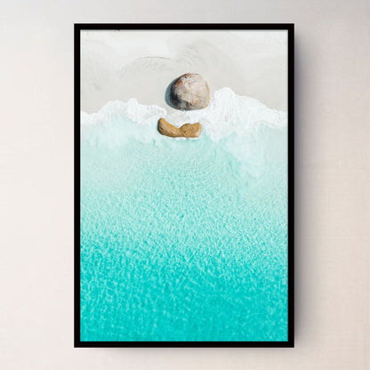 Little Beach, Albany canvas displayed on a wall