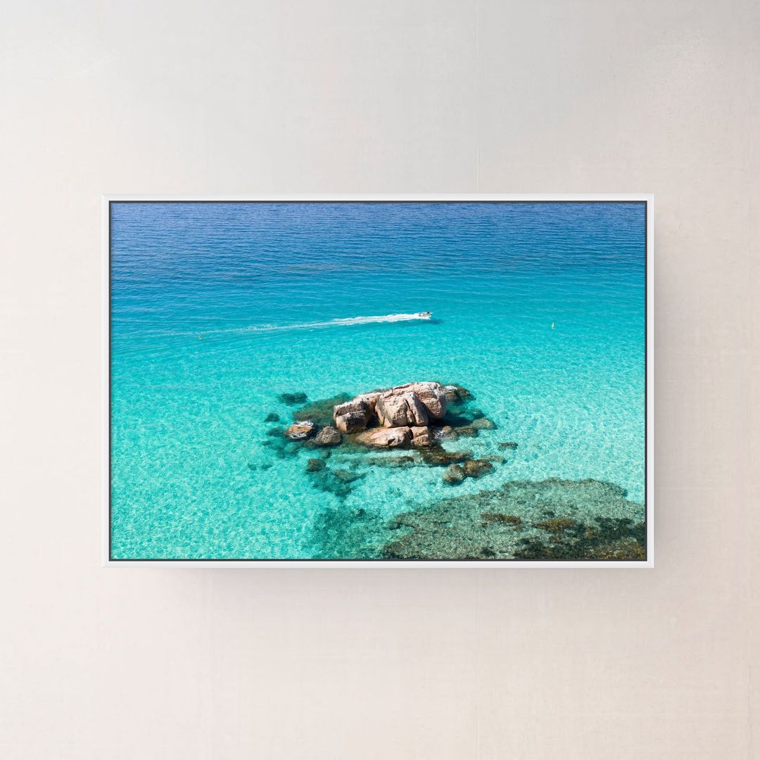 Gannet Rock, Dunsborough canvas displayed on a wall