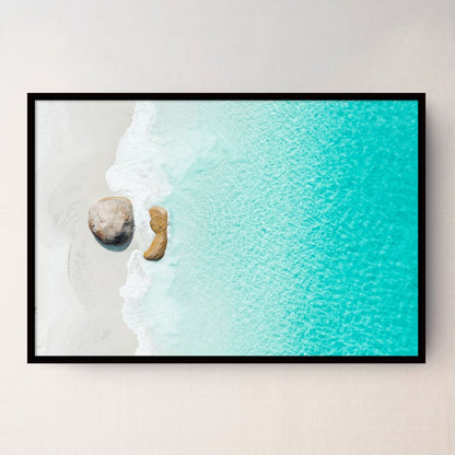 Little Beach, Albany canvas displayed on a wall