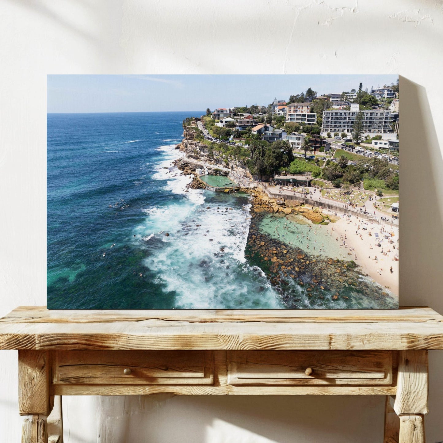 Aerial photograph of Bronte Beach Sydney