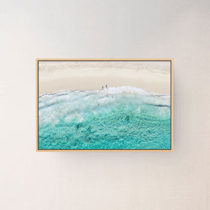 Yallingup Beach canvas displayed on a wall