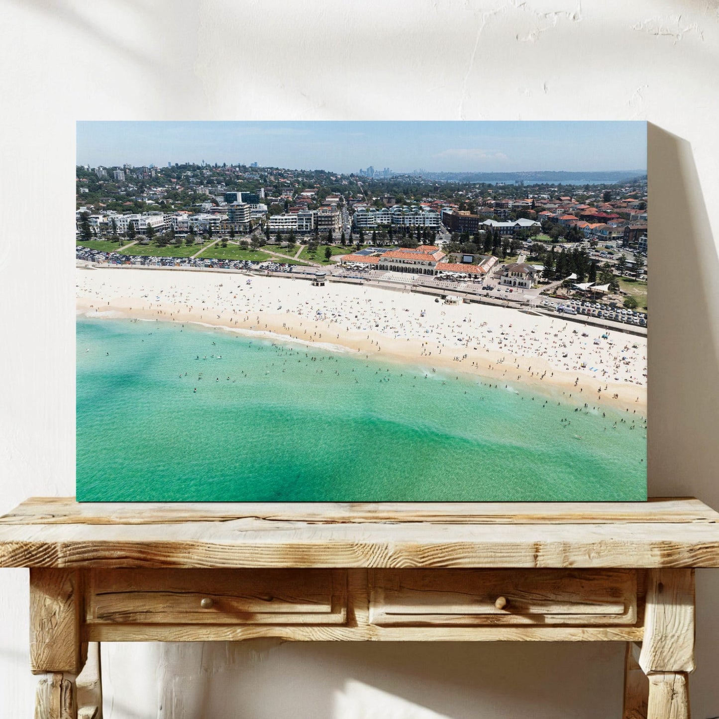 Aerial photograph of Bondi Beach Sydney