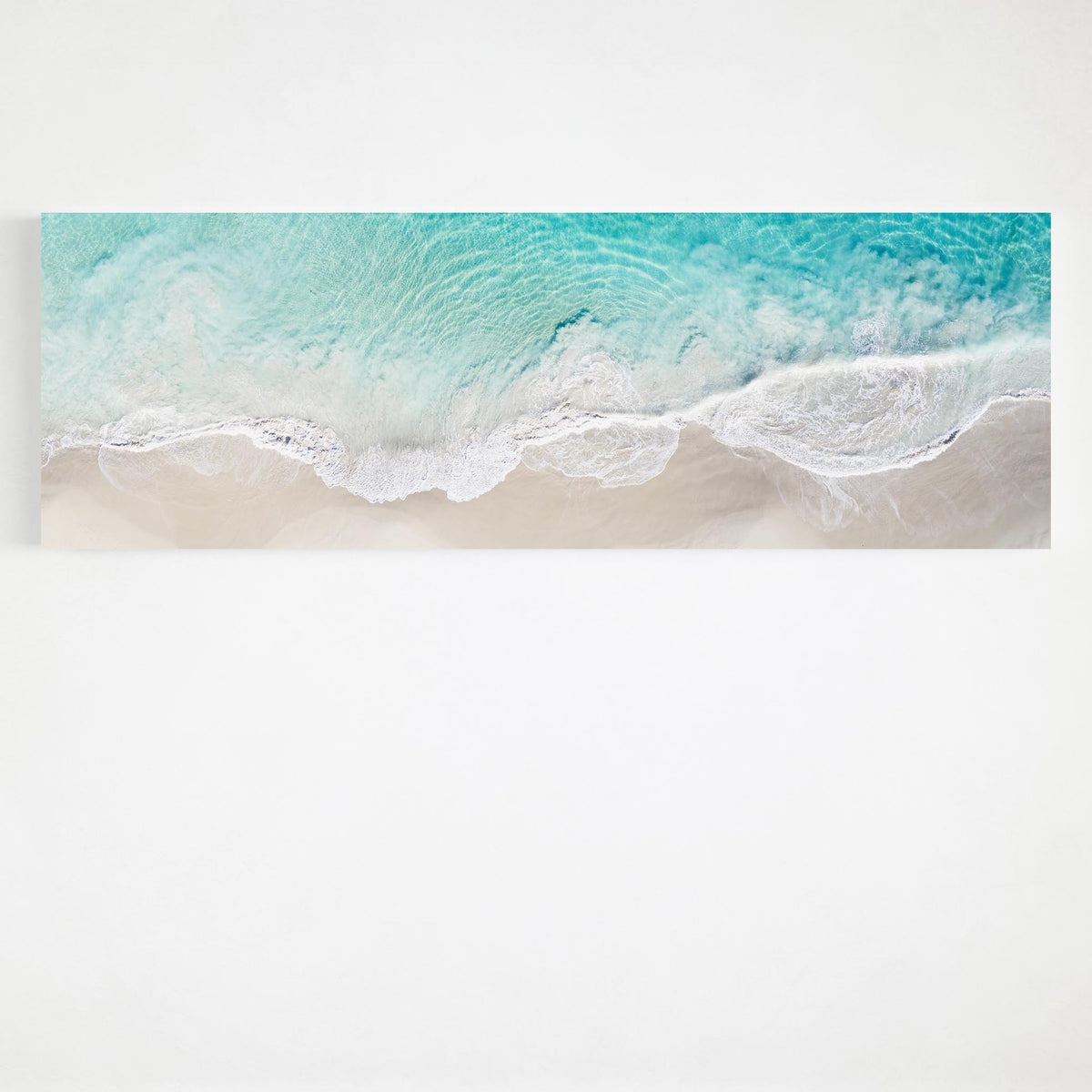Alkimos ocean waves panoramic canvas wall art Perth