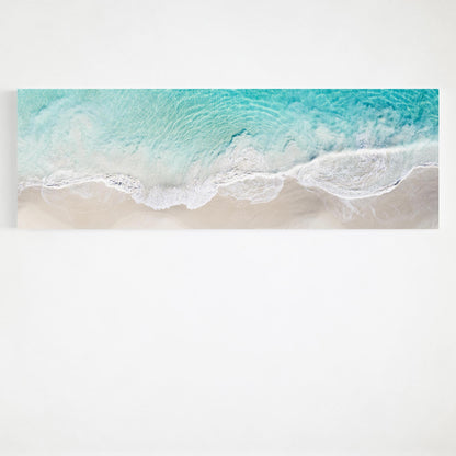 Alkimos ocean waves panoramic canvas wall art Perth