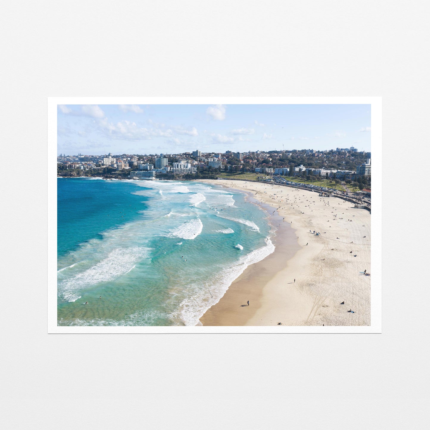 Bondi Beach Aerial Fine Art Paper Print