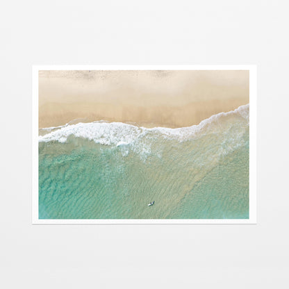 Bondi Beach Shorebreak Fine Art Paper Print