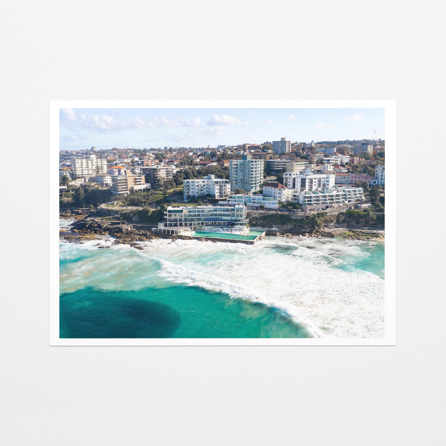 Bondi Icebergs Fine Art Paper Print