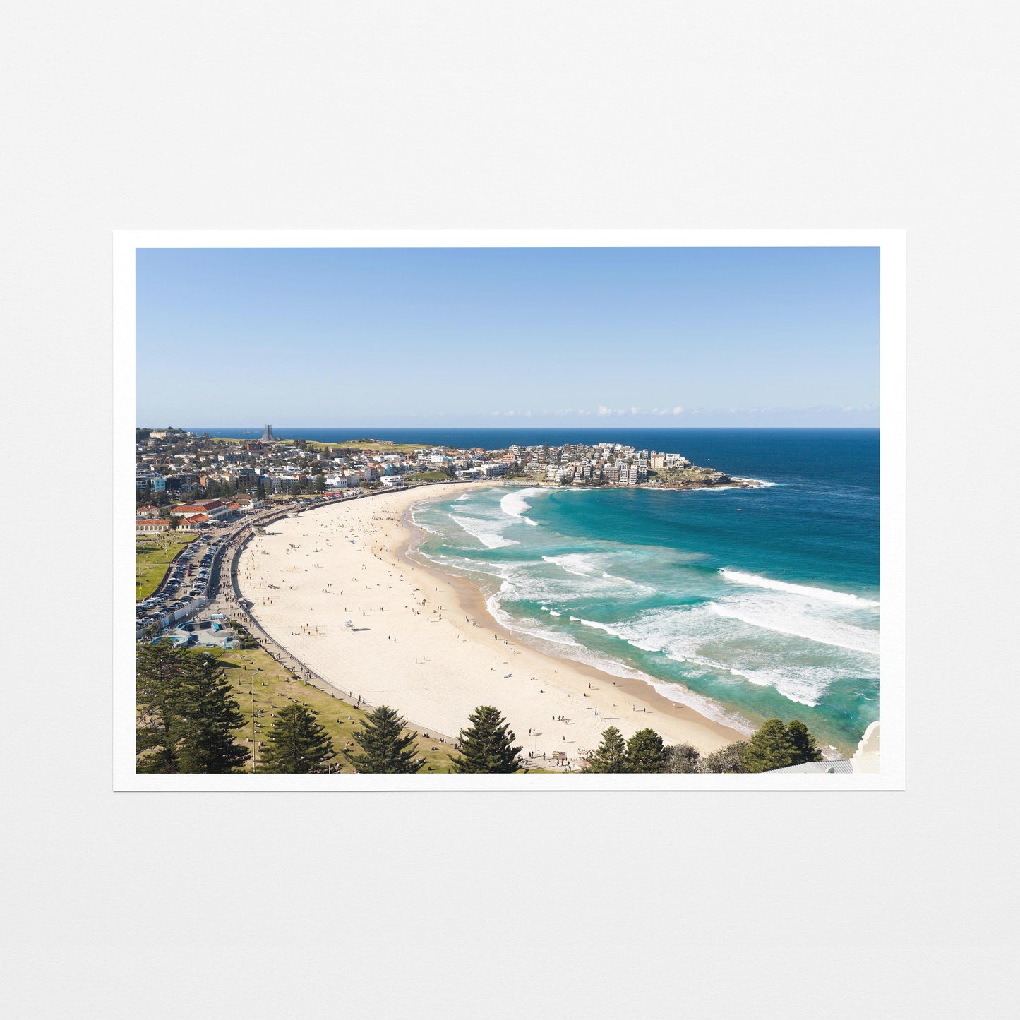 Bondi Beach from Ben Buckler Fine Art Paper Print