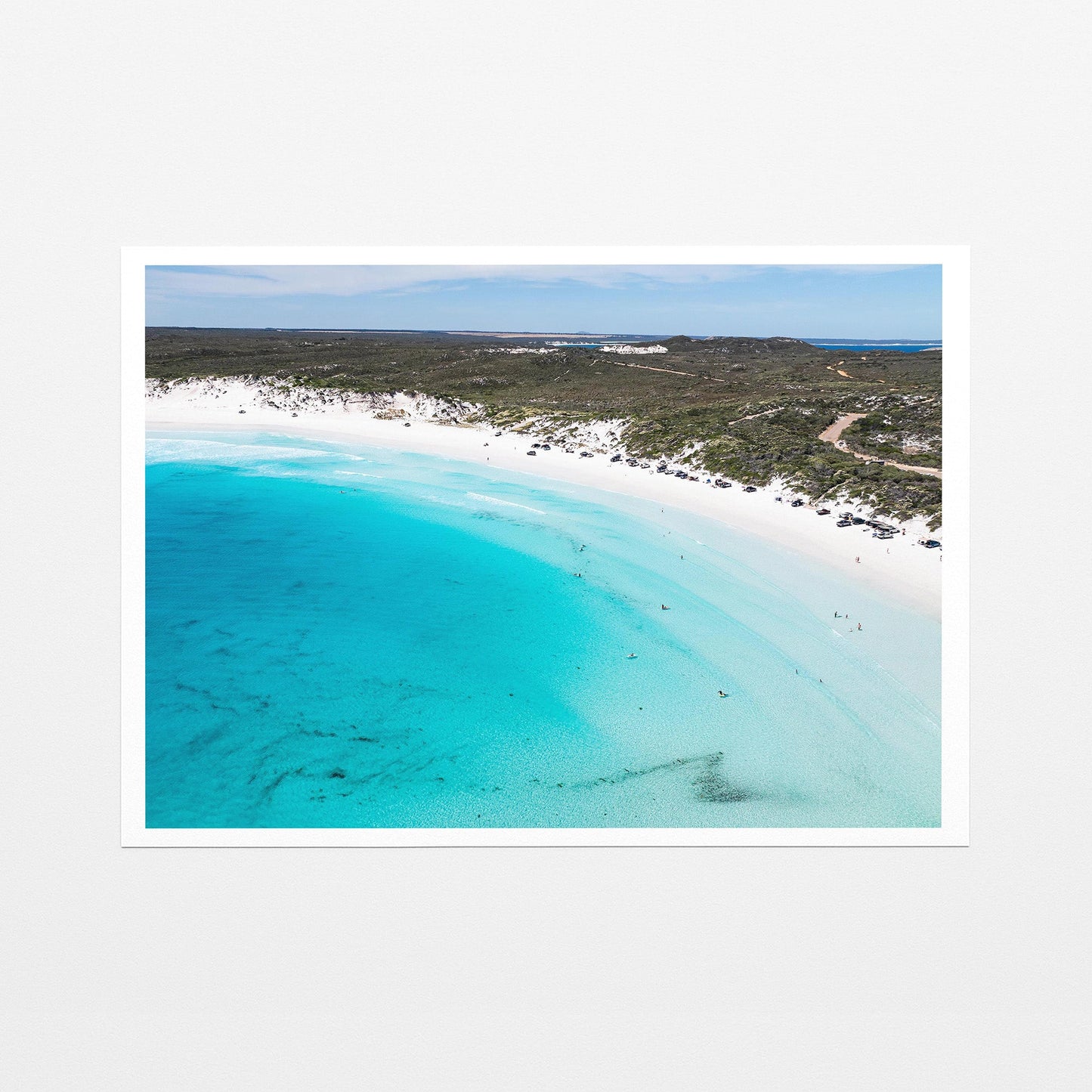 Wharton Beach fine art paper print