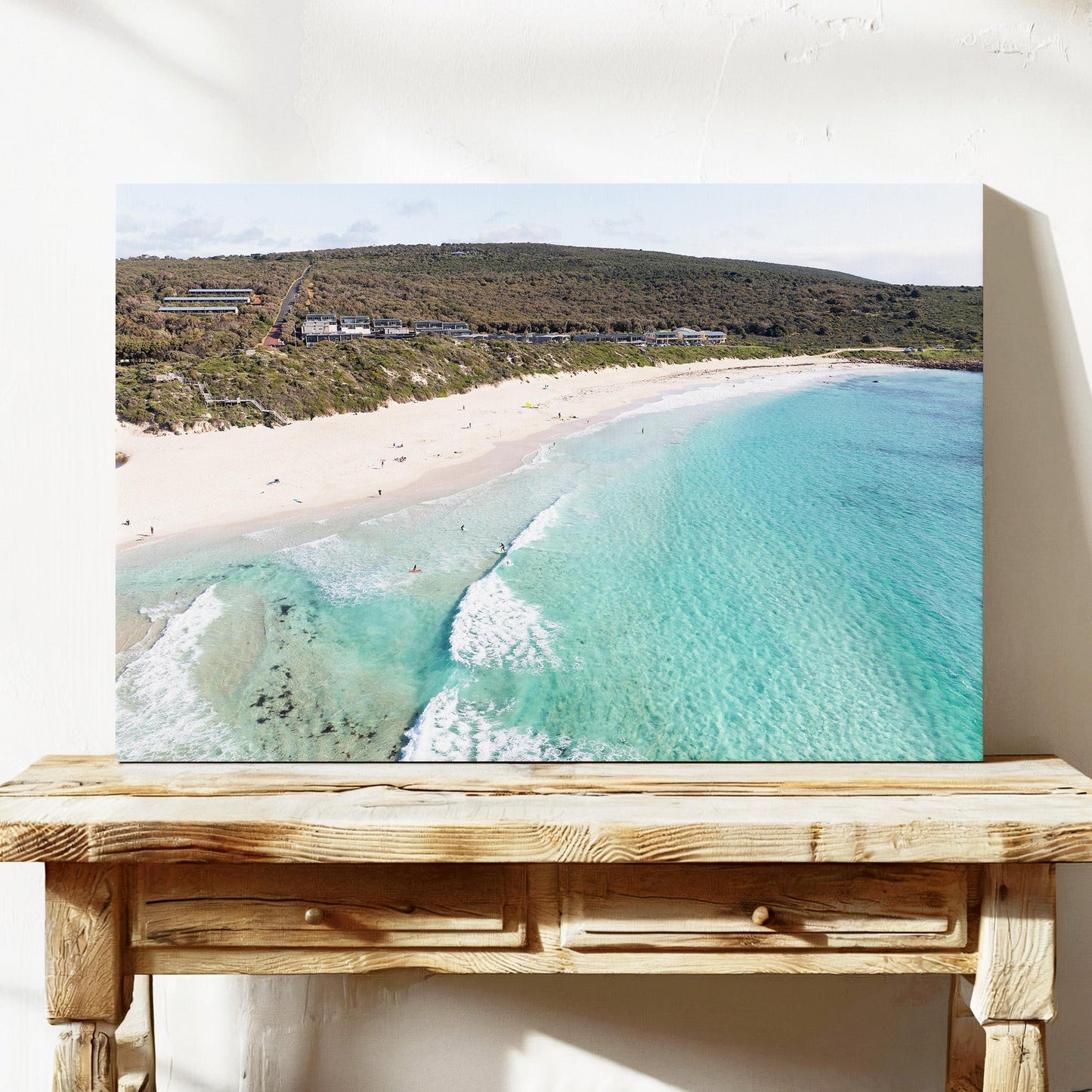 Smiths Beach Yallingup aerial canvas wall art