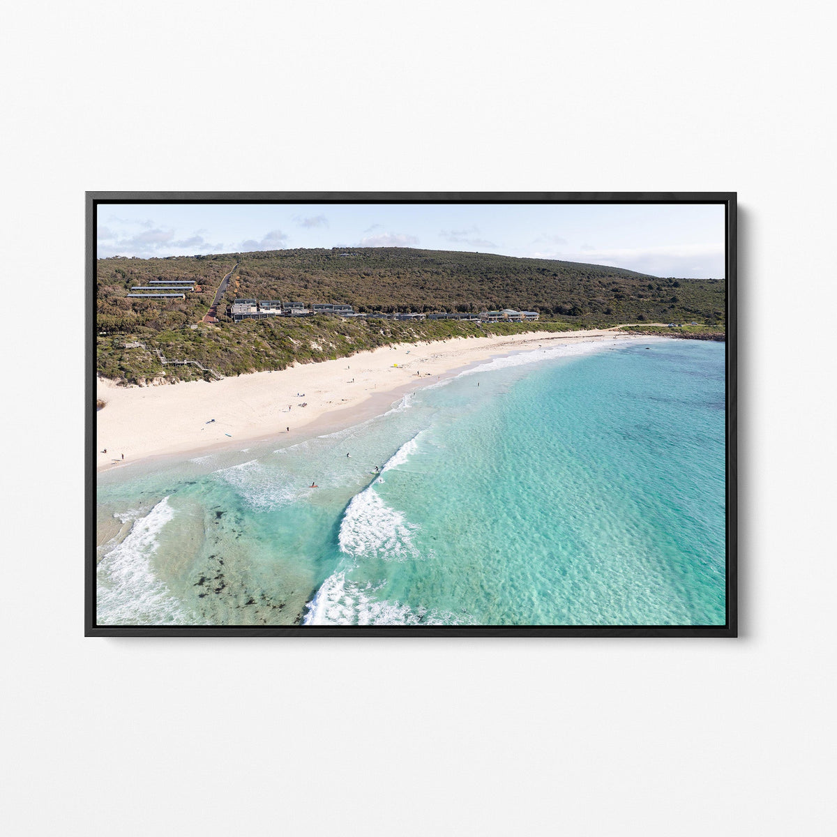Smiths Beach Yallingup black framed canvas