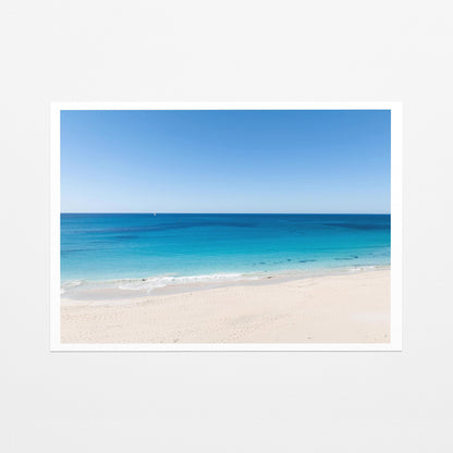 Eagle Bay sea and sand fine art paper print