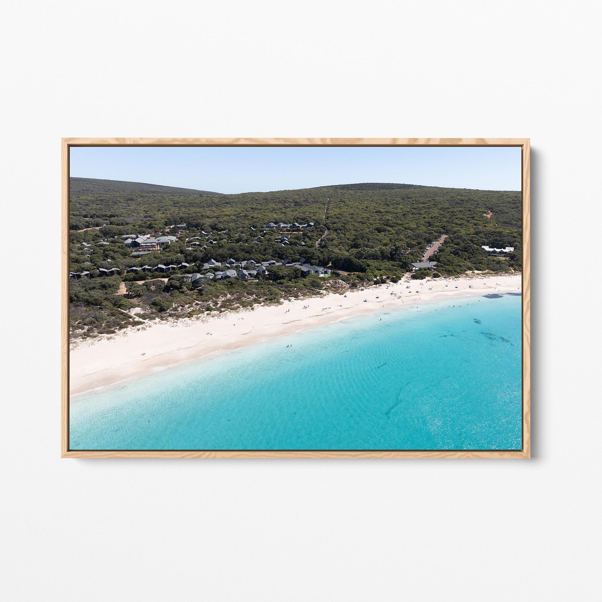 Bunker Bay oak framed canvas