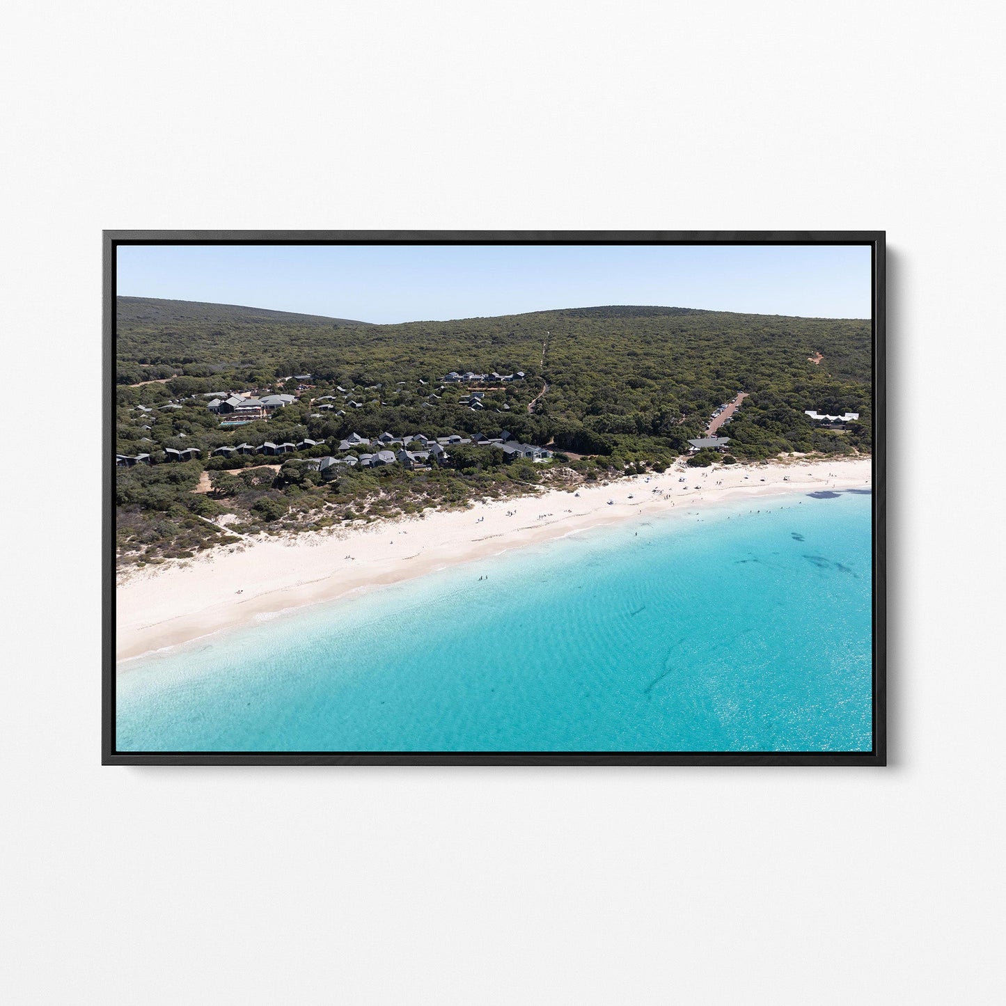 Bunker Bay black framed canvas