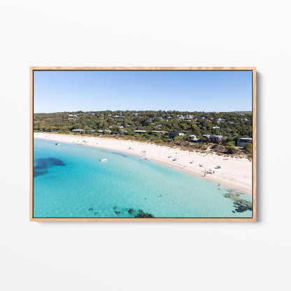 Bunker Bay oak framed canvas