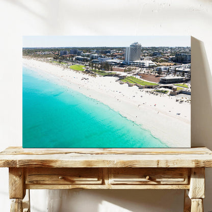 Scarborough Beach aerial canvas wall art Perth