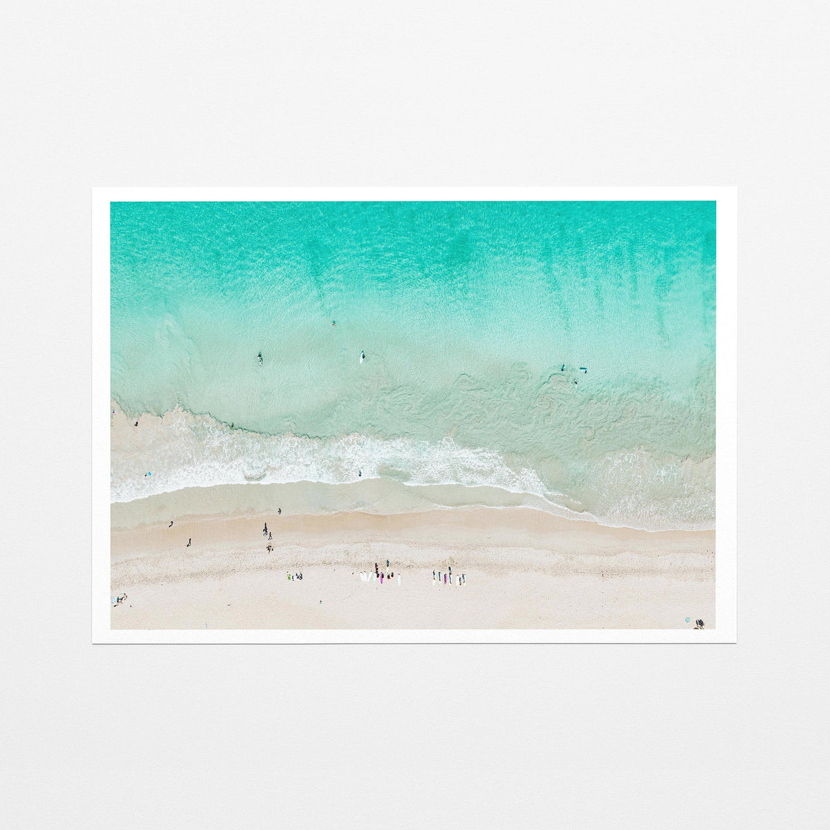 Scarborough Beach surfer fine art paper print