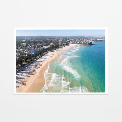 Manly Beach fine art paper print
