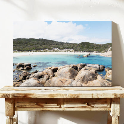 Greens Pool aerial canvas wall art Denmark WA