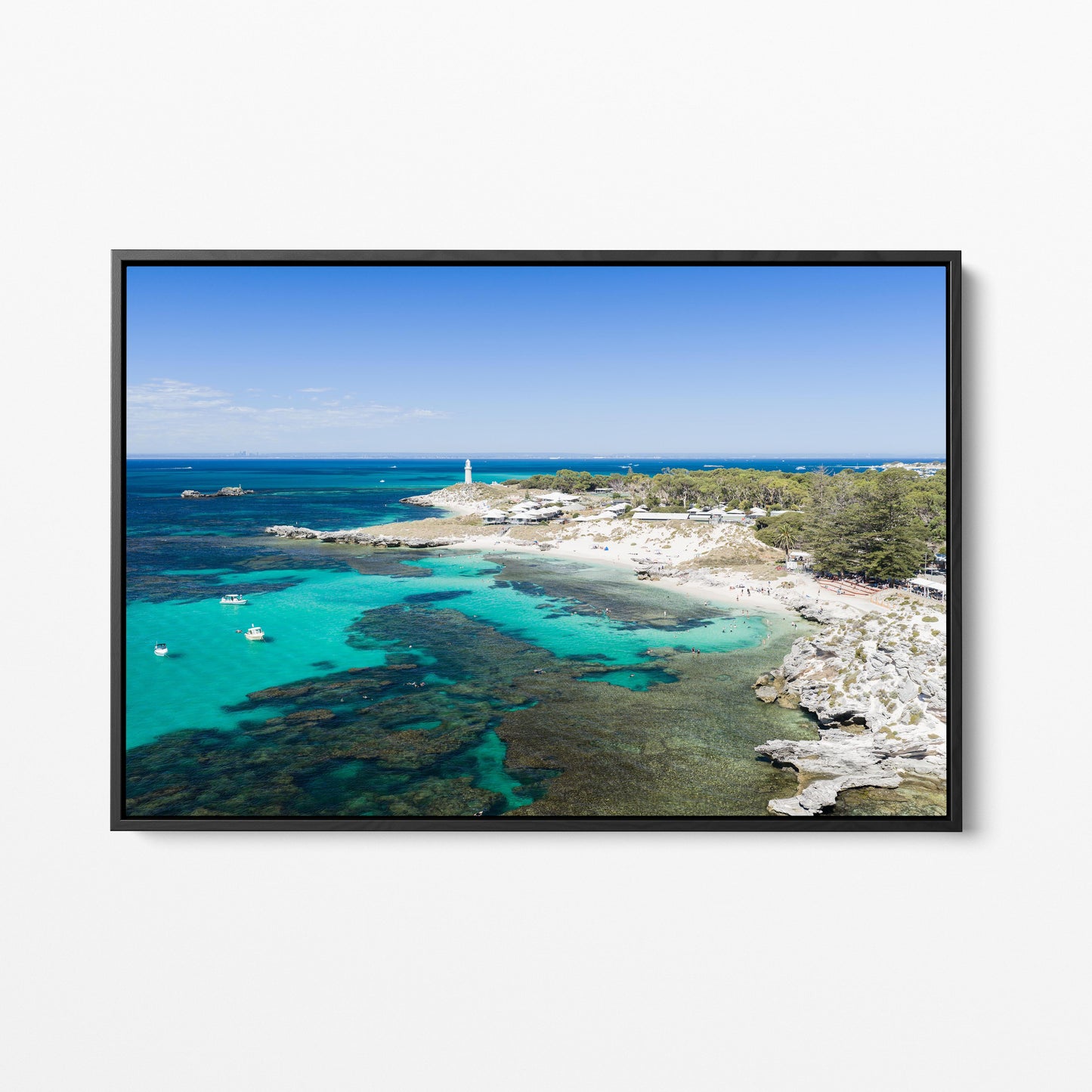 The Basin black framed canvas