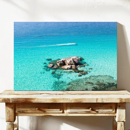 Ocean photography aerial canvas wall art Australia