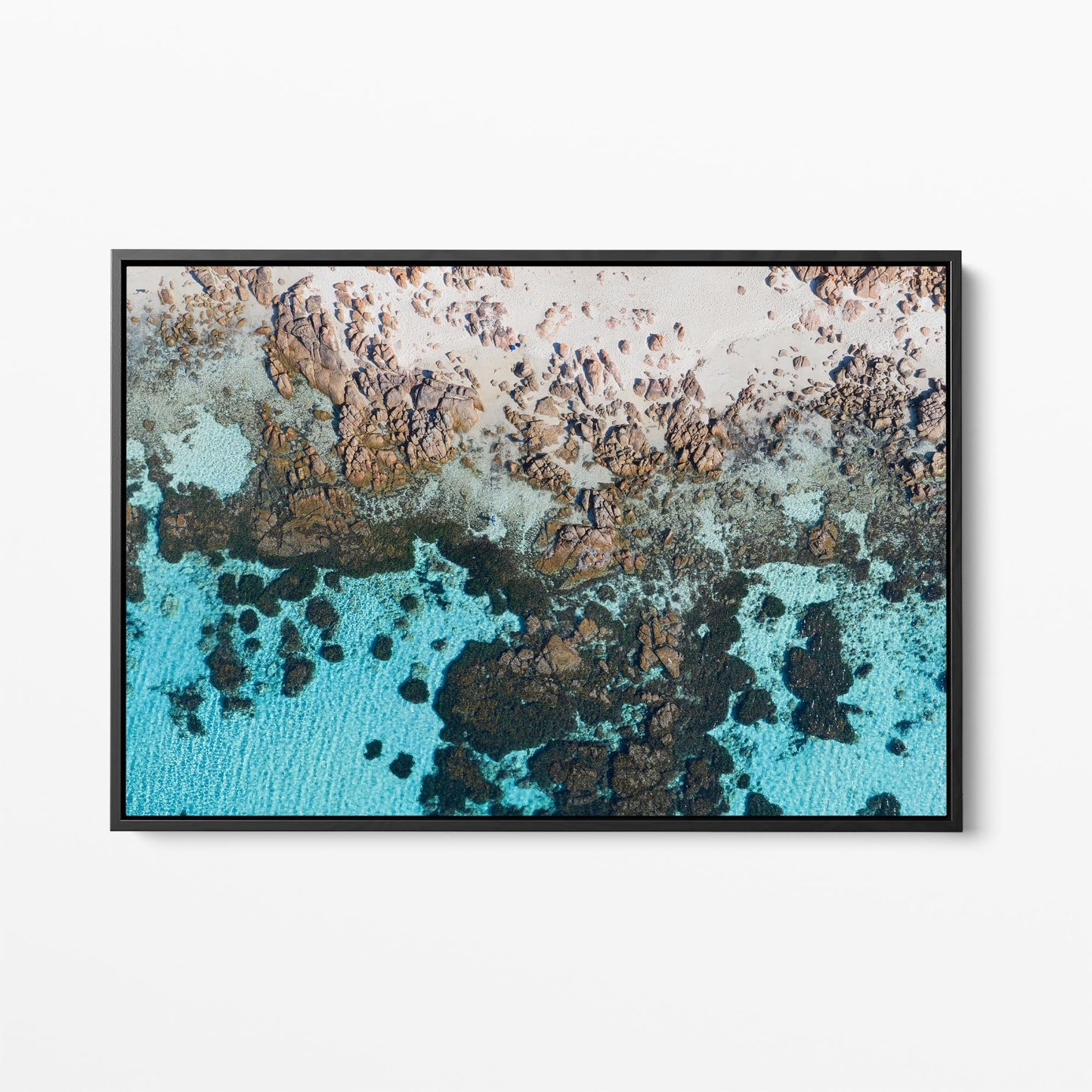 Eagle Bay black framed canvas