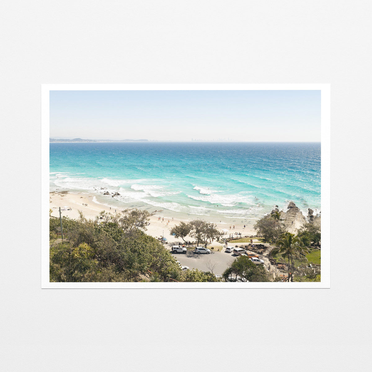 Snapper Rocks headland fine art paper print