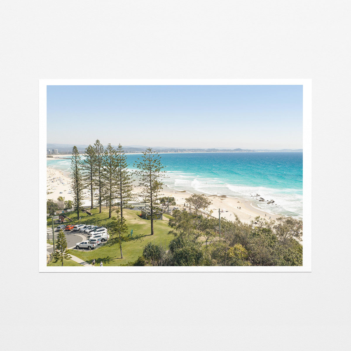 Snapper Rocks point fine art paper print