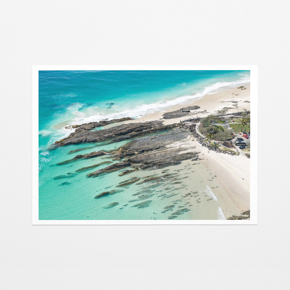 Snapper Rocks rock pool fine art paper print
