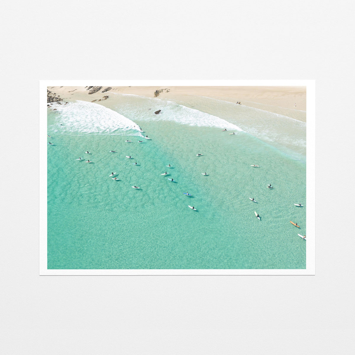 Snapper Rocks surf break fine art paper print