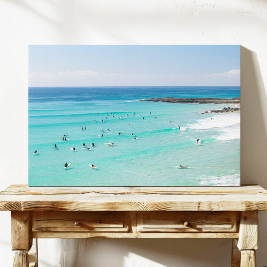 Snapper Rocks surf session wall art QLD