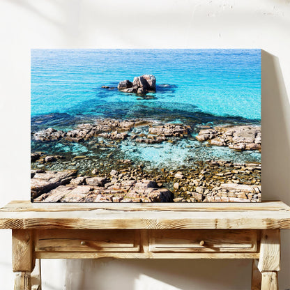 Gannet Rocks reef aerial canvas print Dunsborough
